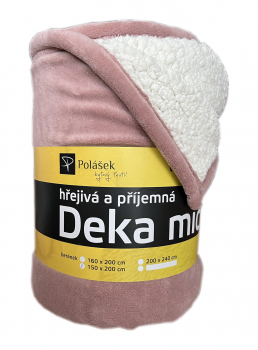 Deka beránek č. 71 starorůžová