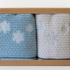 Set Lada 2x ručník vánoční vločka č.2