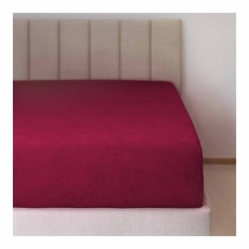 Prostěradlo froté č.28 vínová